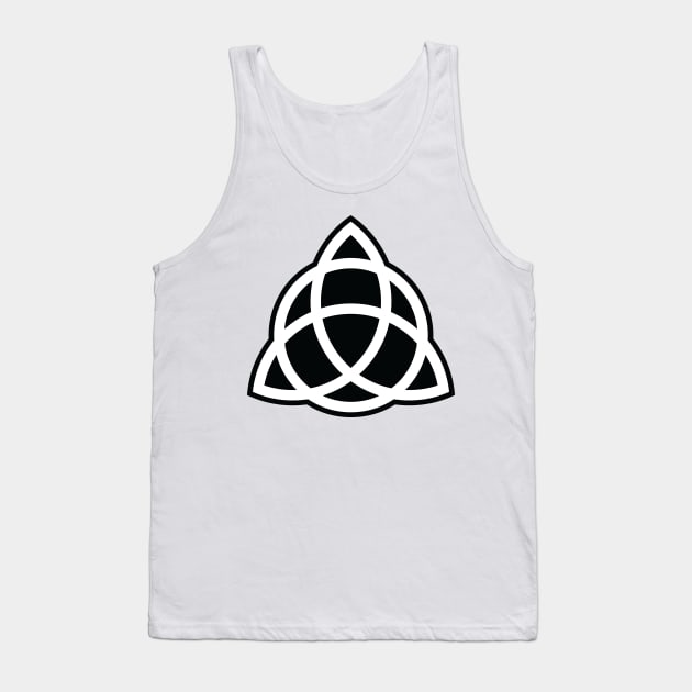 Trinity Knot - Triquetra Tank Top by GalacticMantra